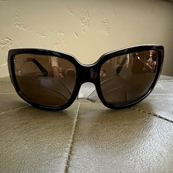 MAUI JIM BAMBOO MJ 104-16 GLOSS BLACK GOLD HCL BRONZE POLARIZED SUNGLASSES - Picture 5 of 14